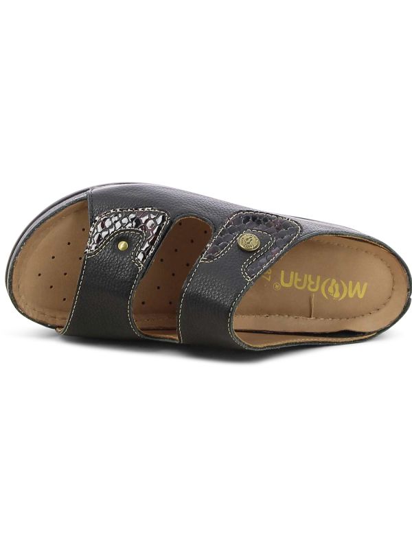 סנדלי נוחות עם עקב רוקי לנשים