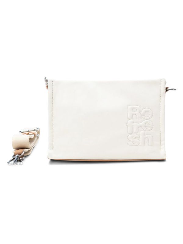 תיק צד עם כיתוב תלת ממדי לנשים