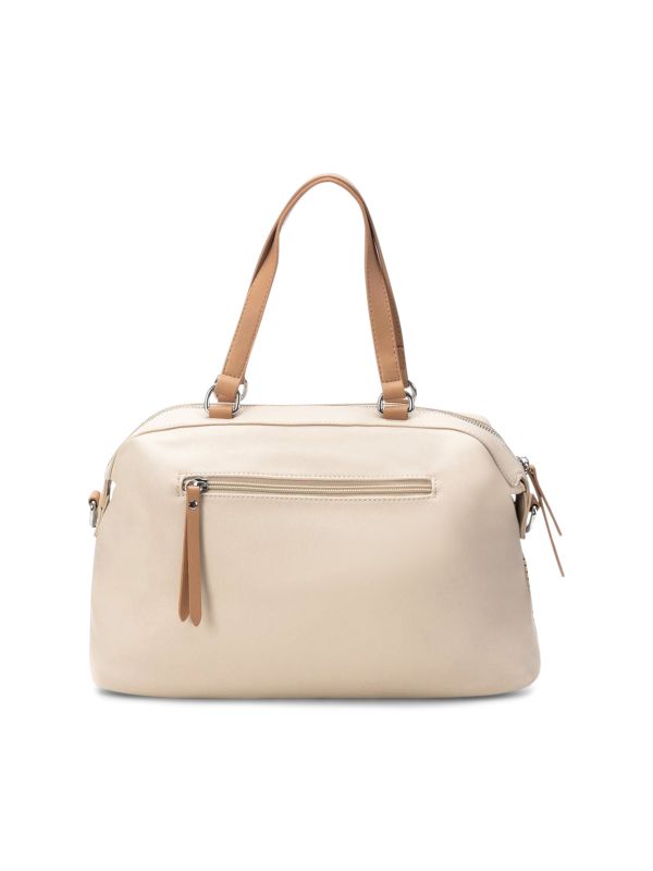 תיק נשיאה עם כיתוב תלת ממדי לנשים