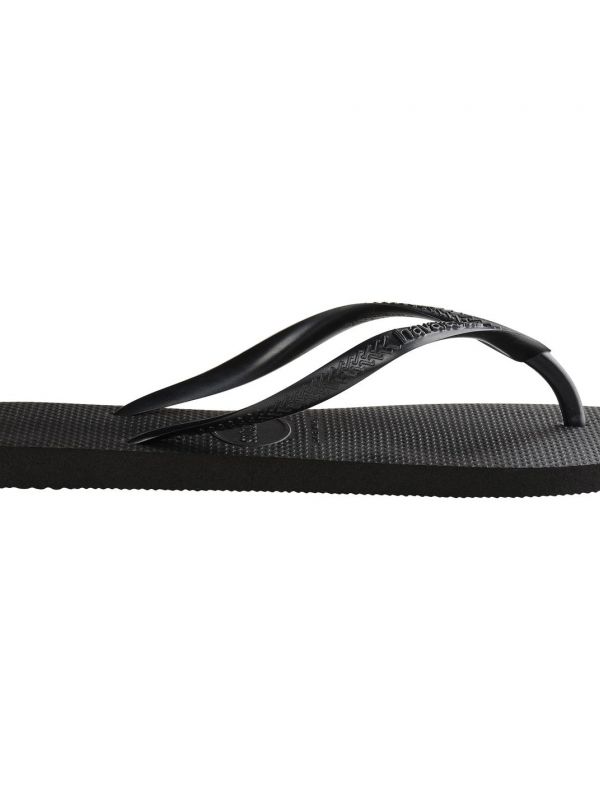 נעלי אצבע HAVAIANS סלים שחור לילדות
