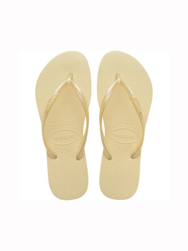 נעלי אצבע HAVAIANS סלים צהוב בהיר לנשים