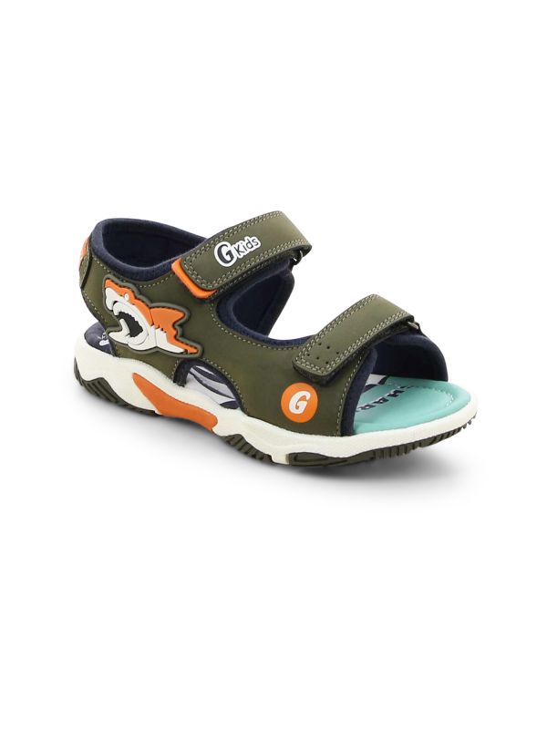 סנדלי ילדים דוגמת כריש