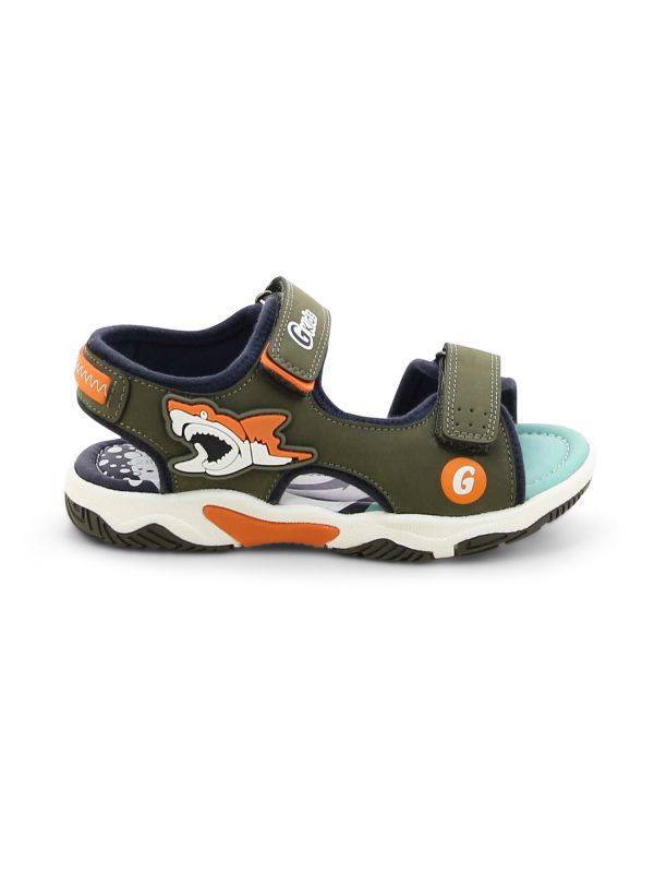 סנדלי ילדים דוגמת כריש