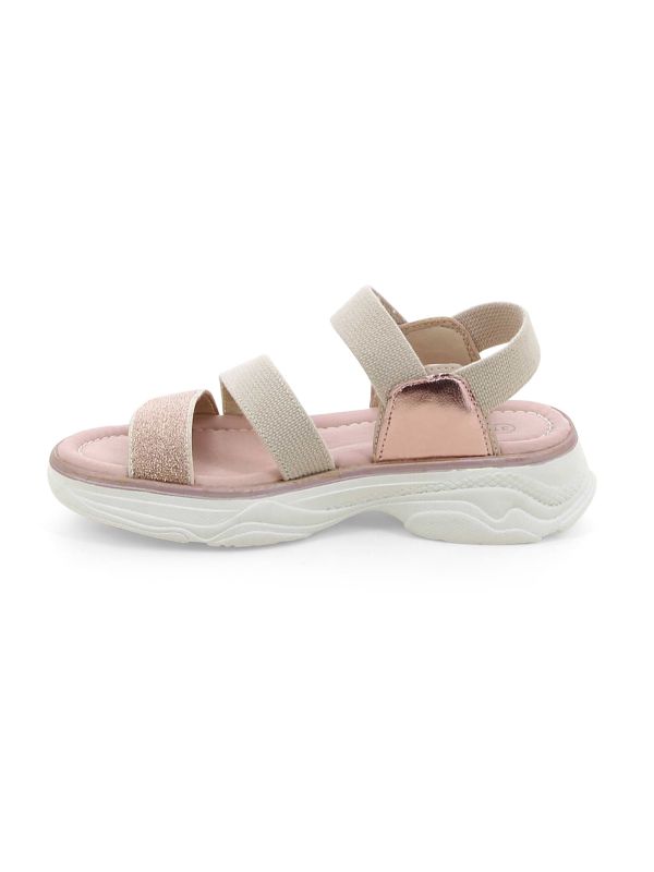 סנדלי רצועות מנצנצות לילדות