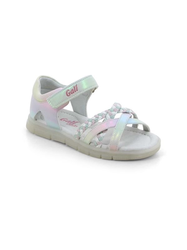 סנדלי רצועות קלועות ריינבו