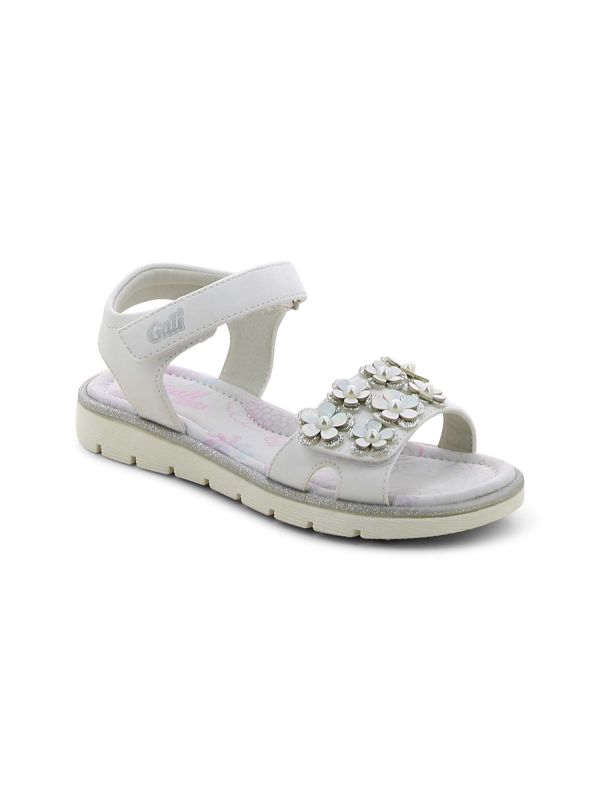 סנדלי ילדות דוגמת פרחים