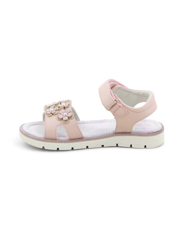 סנדלי ילדות דוגמת פרחים