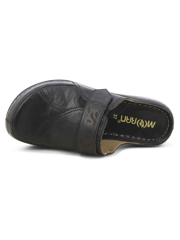 כפכפי נוחות סגורים מעור לנשים