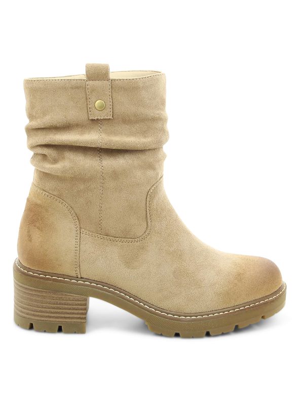 מגפוני עקב בדוגמת כיווצים לנשים