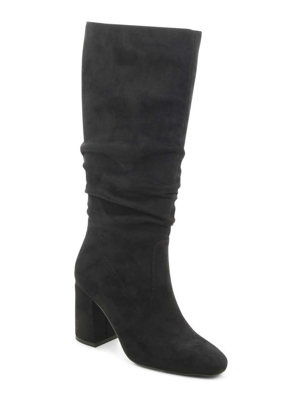 מגפי עקב גבוהים בדוגמת כיווצים לנשים