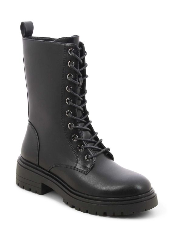 נעליים צבאיות עם סוליית טרקטור לנשים