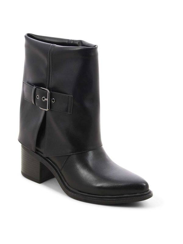 מגפי עקב אלגנטיות עם קפל