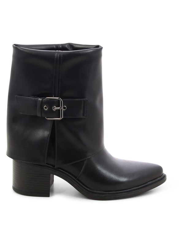 מגפי עקב אלגנטיות עם קפל