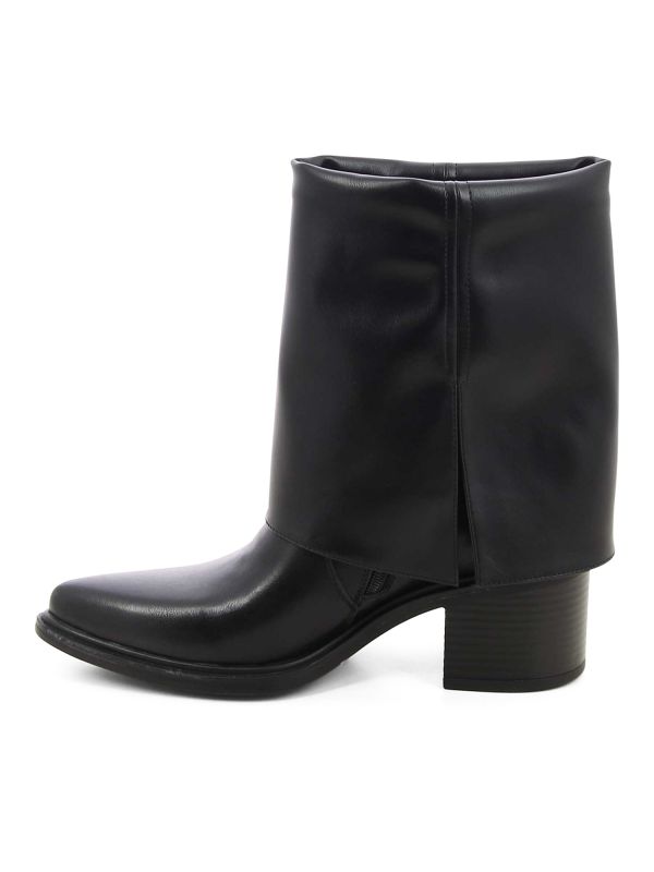 מגפי עקב אלגנטיות עם קפל