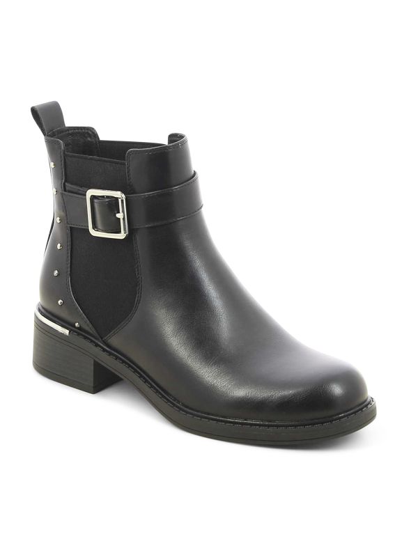 מגפוני עקב עם ניטים לנשים