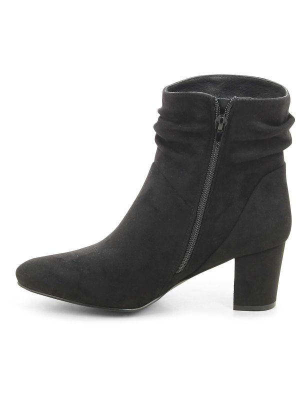 מגפוני עקב אלגנטיים עם כיווצים לנשים