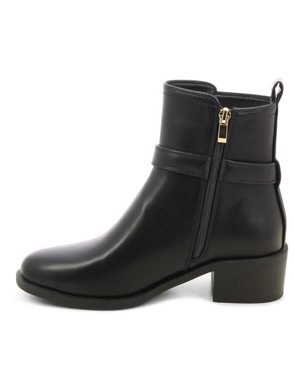 מגפוני נשים קלאסיים עם אבזם מוזהב