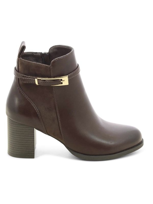 מגפוני עקב עם אבזם לנשים