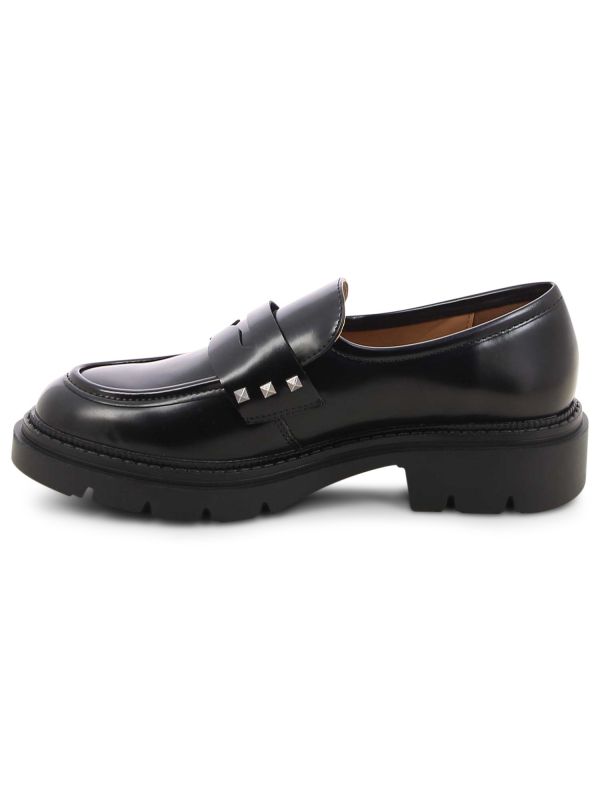 נעלי מוקסין עם עקב