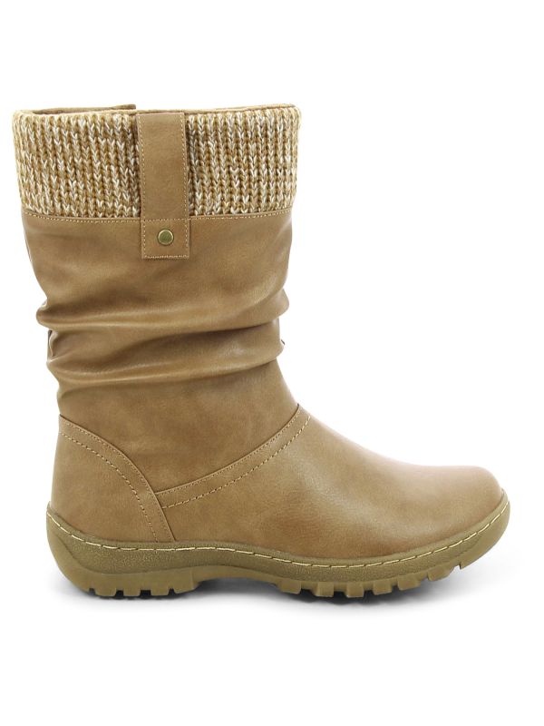 מגפון 3\4 פרווה לנשים