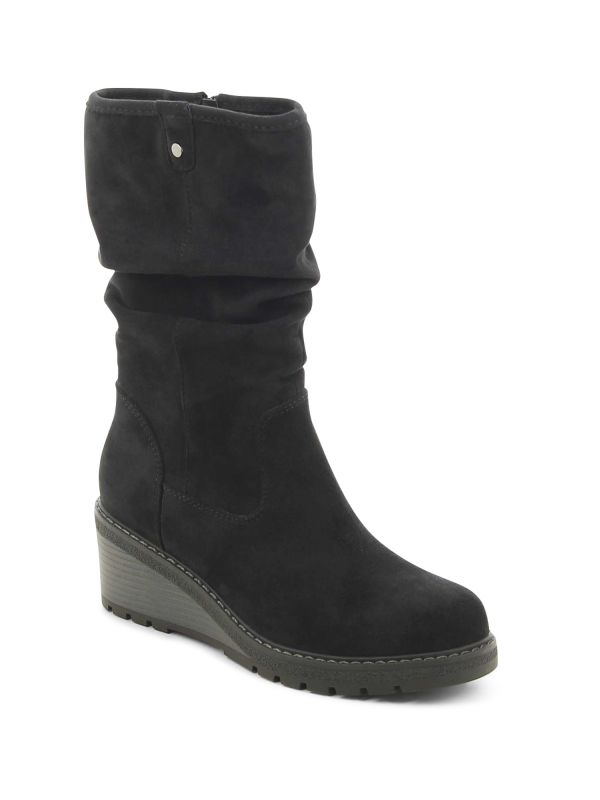 מגפוני רוקי בדוגמת כיווצים לנשים