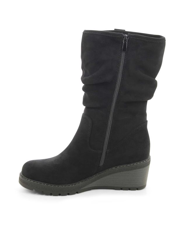 מגפוני רוקי בדוגמת כיווצים לנשים