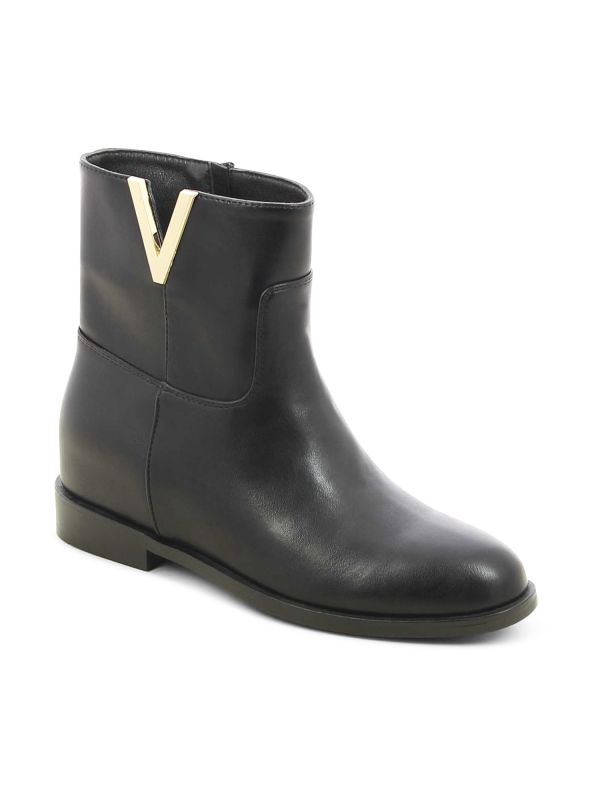 מגפונים שטוחים עם אבזם מוזהב לנשים