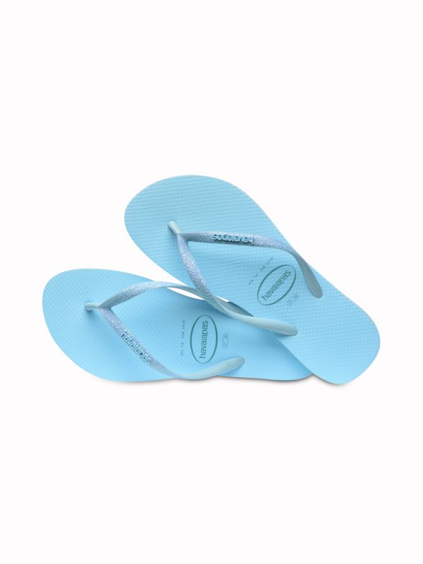 נעלי אצבע HAVAIANS סלים גוון תכלת לנשים