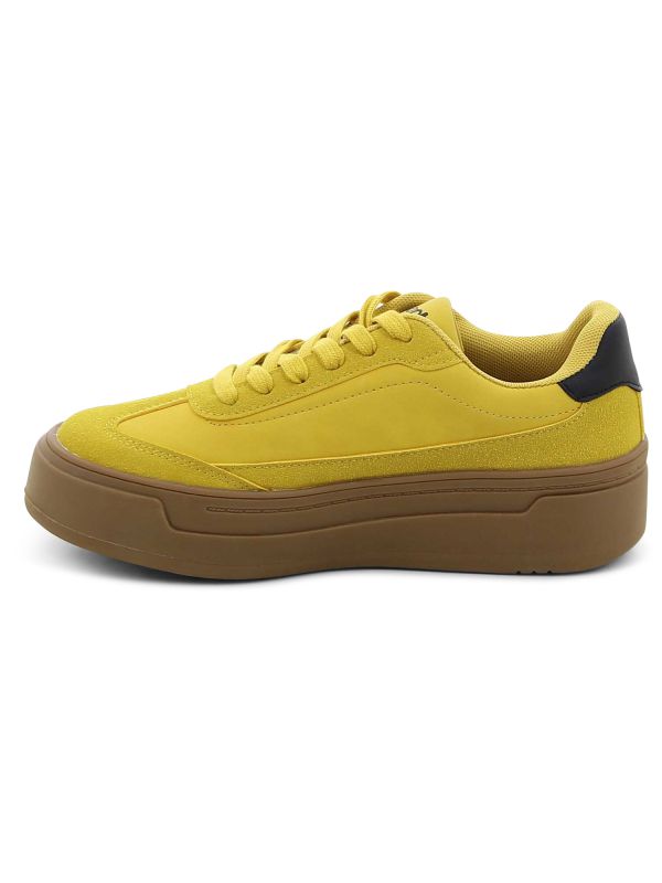 נעלי סניקרס פסים רטרו סוליית פלטפורמה לנשים