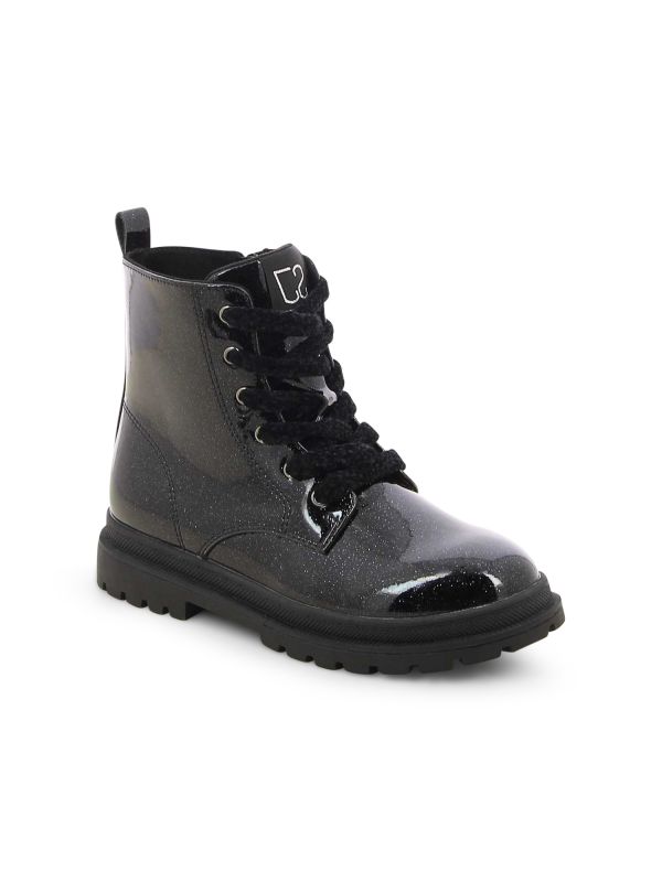 נעליים צבאיות מבריקות לילדות