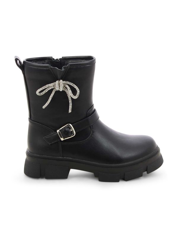 מגפוני ילדות עם אבזם ופפיון