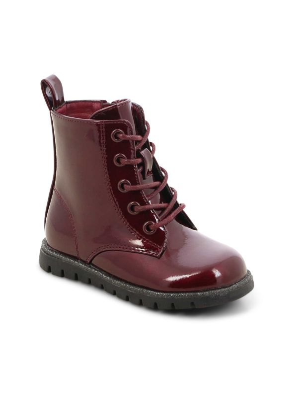 נעליים צבאיות מבריקות לפעוטות