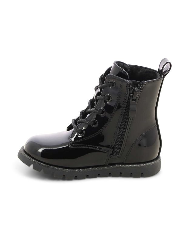 נעליים צבאיות מבריקות לפעוטות