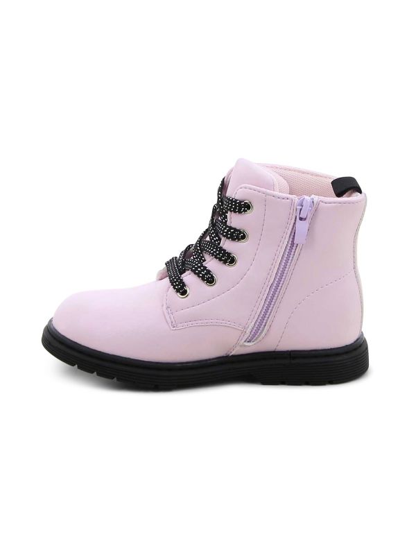 מגפיים צבאיות עם הדפס פרחים לילדות