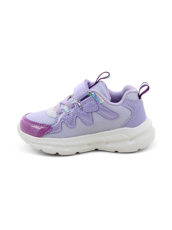 נעלי ספורט לבבות מבריקים עם סקוץ’ לילדות