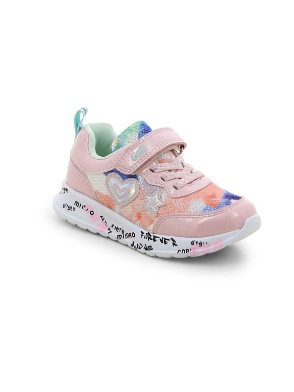 נעלי סניקרס צבעוניות עם סקוץ’ לילדות