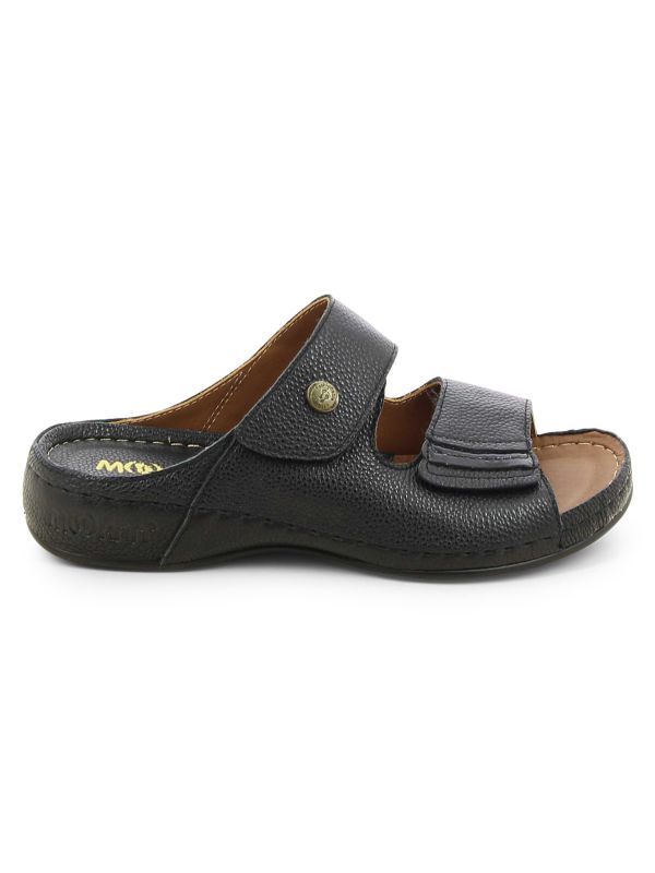 כפכפי נוחות פתוחים עם רצועות רחבות לנשים