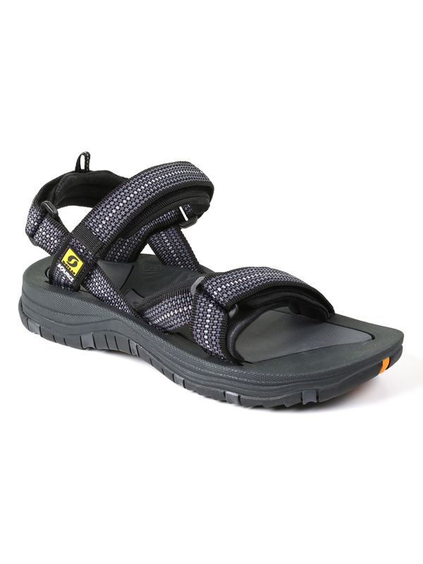 סנדלי שורש דגם גובי 2.0 עם רצועות בהדפס סגול לגברים