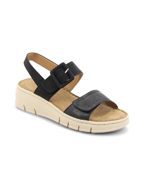 סנדלי פלטפורמה עם סוליית טרקטור