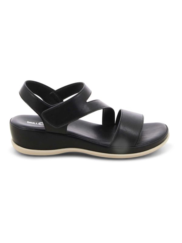 סנדלי פלטפורמה עם רצועות מוצלבות