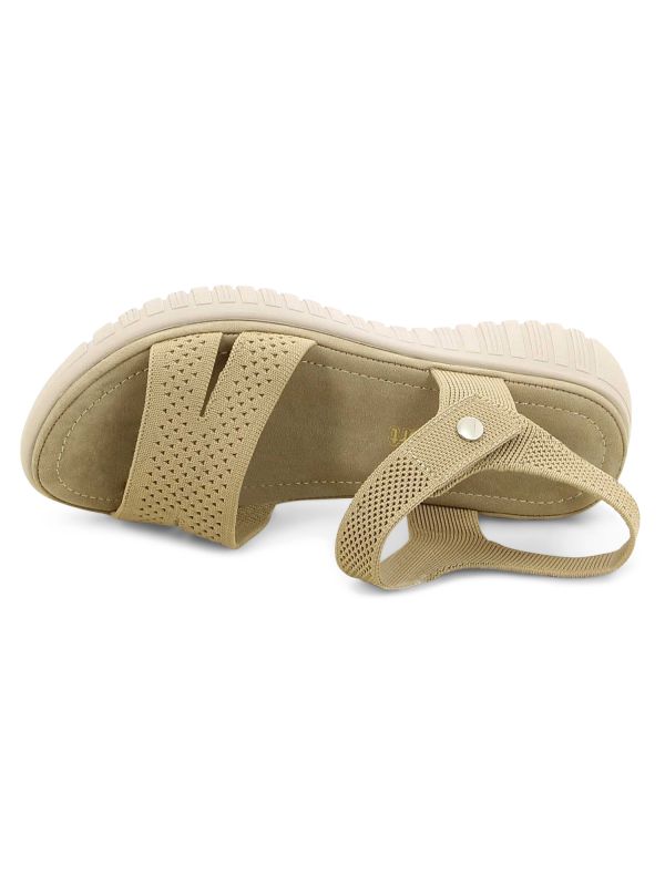 סנדלי נוחות לנשים עם רצועות אלסטיות