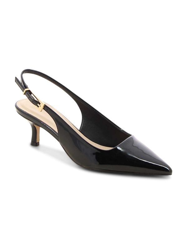 נעלי עקב עם רצועת קרסול