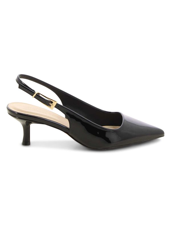 נעלי עקב עם רצועת קרסול