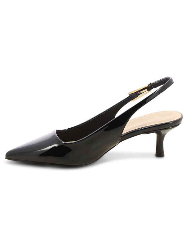 נעלי עקב עם רצועת קרסול