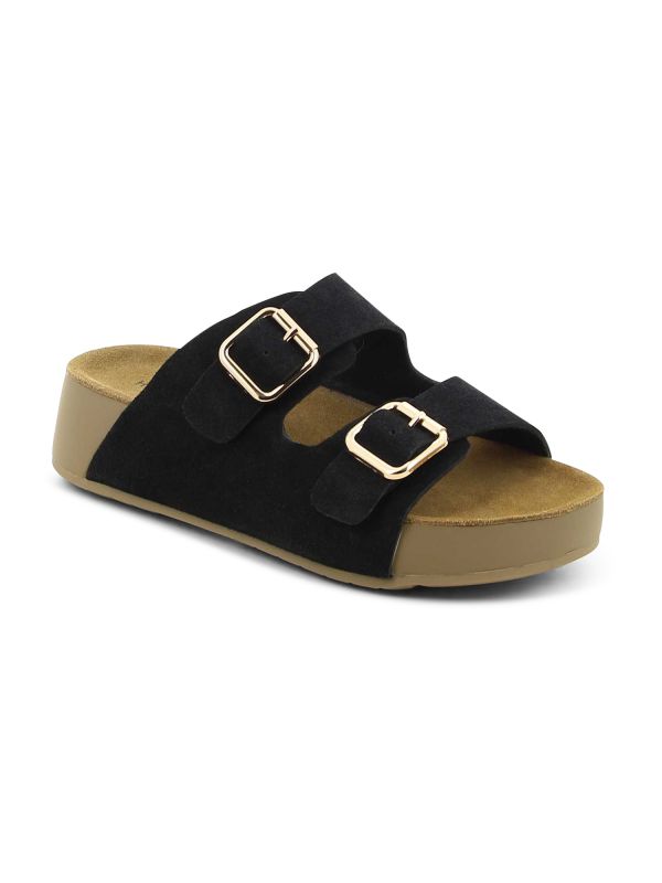 כפכפי טבע מעור לנשים