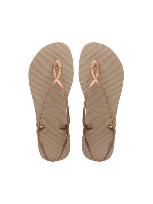 נעלי אצבע HAVAIANS לנשים - ברונזה