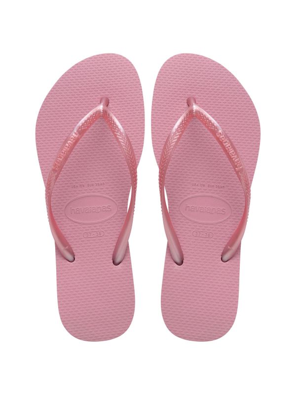 נעלי אצבע Havaianas בצבע רוז-גולד לנשים