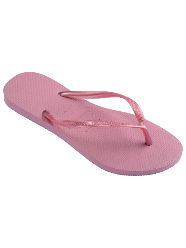 נעלי אצבע Havaianas בצבע רוז-גולד לנשים