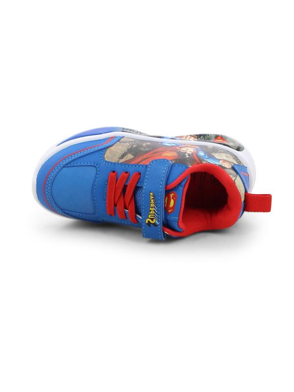 נעלי סניקרס לילדים בהדפס גיבורי על