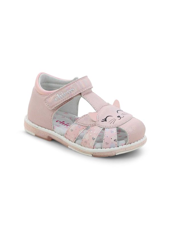 סנדלי פעוטות קלועים דוגמת חתול